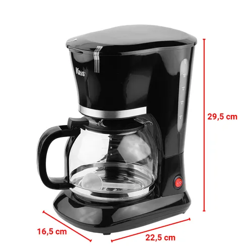 Jual Kris 1 5 Ltr Coffee Maker Hitam Terbaru Ruparupa